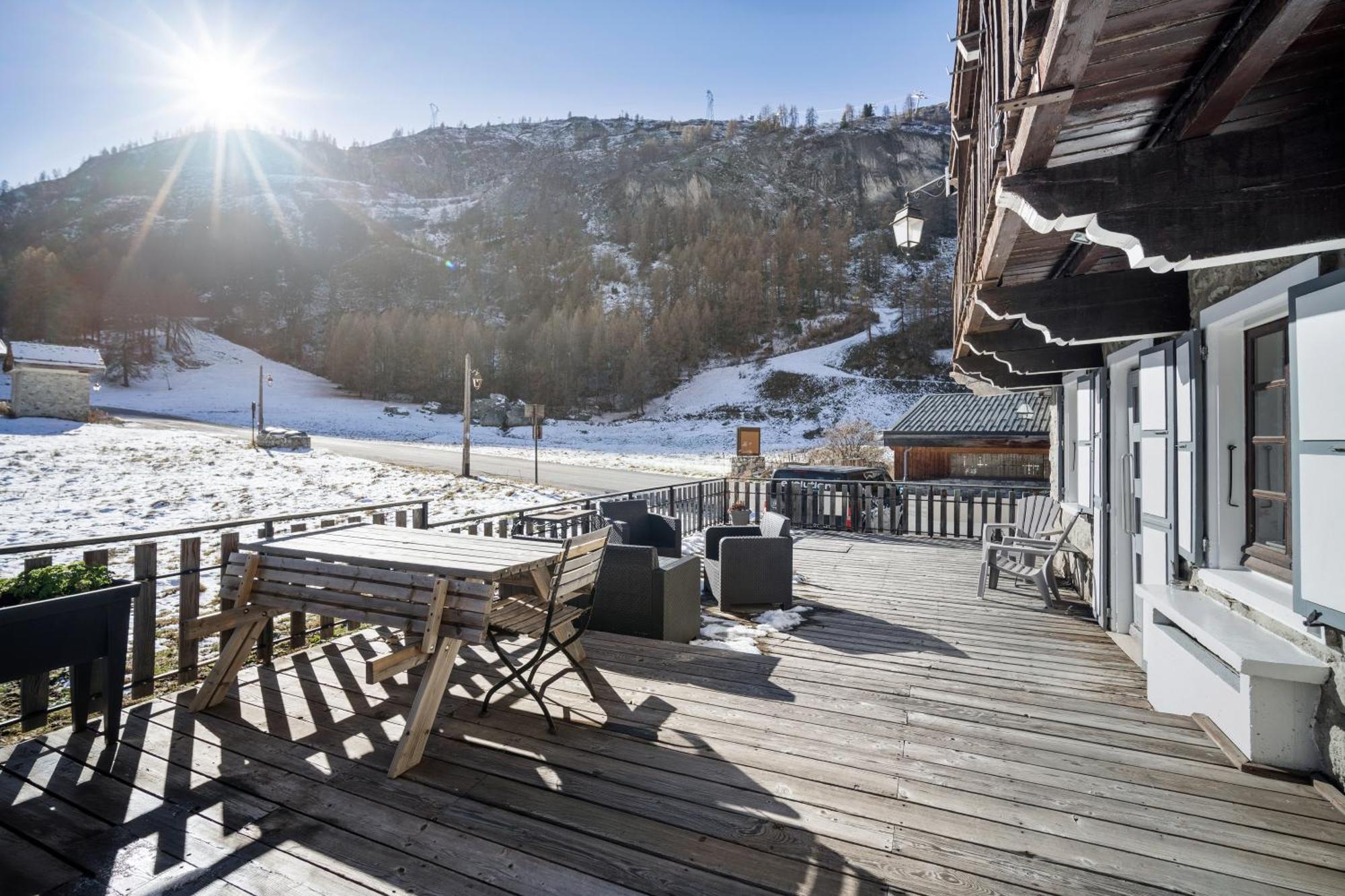 Chalet Auberge - Les Melezes تينْيِ المظهر الخارجي الصورة